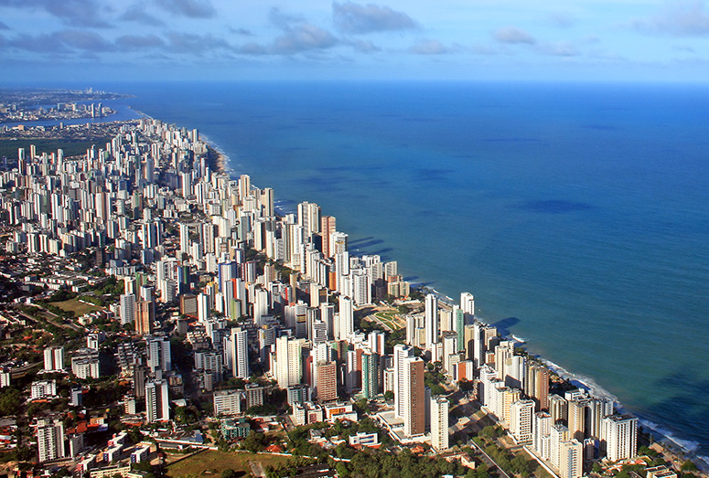Recife vista do alto